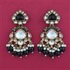 Indo Western Meenakari Earring with Mehndi Plating