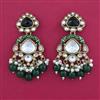 Indo Western Meenakari Earring with Mehndi Plating