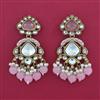 Indo Western Meenakari Earring with Mehndi Plating