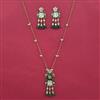 Indo Western Birds Pendant Set with Mehndi Plating