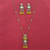 Indo Western Birds Pendant Set with Mehndi Plating