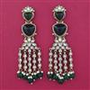 Indo Western Long Earring with Mehndi Plating