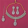 Indo Western Classic Necklace with Mehndi Plating