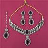 Indo Western Classic Necklace with Mehndi Plating