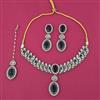 Indo Western Classic Necklace with Mehndi Plating
