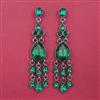 Indo Western Classic Earring with Black Plating