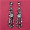 Indo Western Classic Earring with Black Plating