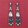Indo Western Classic Earring with Black Plating