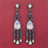 Indo Western Classic Earring with Black Plating