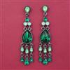 Indo Western Classic Earring with Black Plating