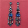 Indo Western Classic Earring with Black Plating
