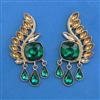 Indo Western Classic Earring with Mehndi Plating