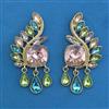 Indo Western Classic Earring with Mehndi Plating