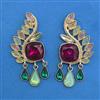 Indo Western Classic Earring with Mehndi Plating