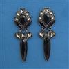Indo Western Classic Earring with Black Plating