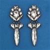 Indo Western Classic Earring with Black Plating