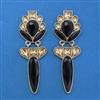 Indo Western Long Earring with Mehndi Plating