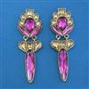 Indo Western Long Earring with Mehndi Plating