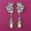Indo Western Long Earring with Mehndi Plating