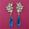 Indo Western Long Earring with Mehndi Plating