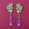 Indo Western Long Earring with Mehndi Plating