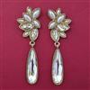 Indo Western Long Earring with Mehndi Plating
