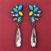Indo Western Classic Earring with Black Plating