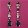 Indo Western Long Earring with Mehndi Plating