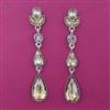 Indo Western Long Earring with Mehndi Plating