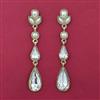 Indo Western Long Earring with Mehndi Plating