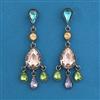 Indo Western Classic Earring with Black Plating