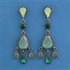Indo Western Classic Earring with Black Plating
