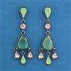 Indo Western Classic Earring with Black Plating