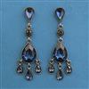 Indo Western Classic Earring with Black Plating