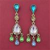 Indo Western Classic Earring with Mehndi Plating