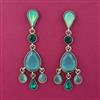 Indo Western Classic Earring with Mehndi Plating