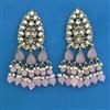 Indo Western Pearl Earring with Mehndi Plating
