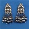 Indo Western Pearl Earring with Mehndi Plating