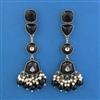 Indo Western Pearl Earring with Mehndi Plating