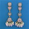 Indo Western Pearl Earring with Mehndi Plating