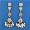 Indo Western Pearl Earring with Mehndi Plating