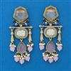 Indo Western Birds Earring with Mehndi Plating