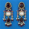 Indo Western Birds Earring with Mehndi Plating