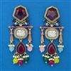 Indo Western Birds Earring with Mehndi Plating