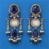 Indo Western Birds Earring with Mehndi Plating