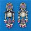 Indo Western Birds Earring with Mehndi Plating