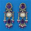 Indo Western Birds Earring with Mehndi Plating