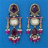 Indo Western Birds Earring with Mehndi Plating