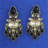 Indo Western Classic Earring with Mehndi Plating