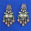 Indo Western Classic Earring with Mehndi Plating
